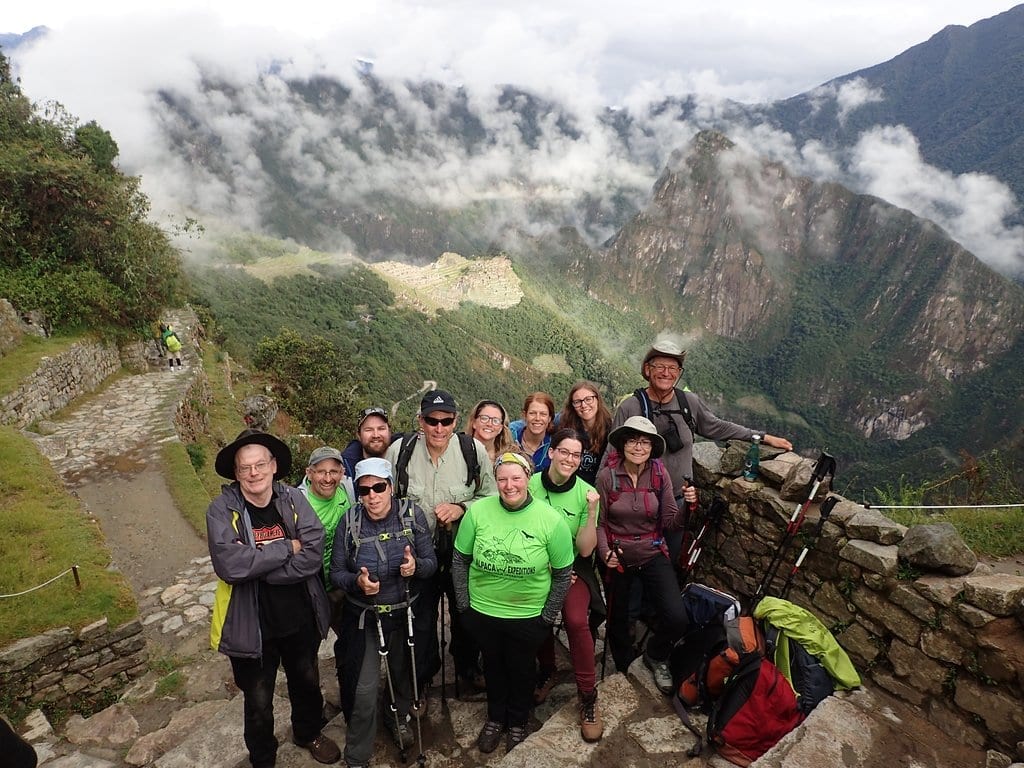 Groups at Machu Picchu